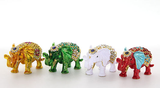 Swarovski Taşlı Tekli Fil Figürü Model 7