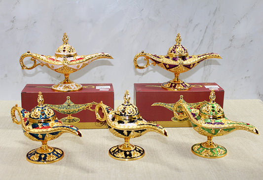 Mineli Metal Alaaddin Lambası Model 5