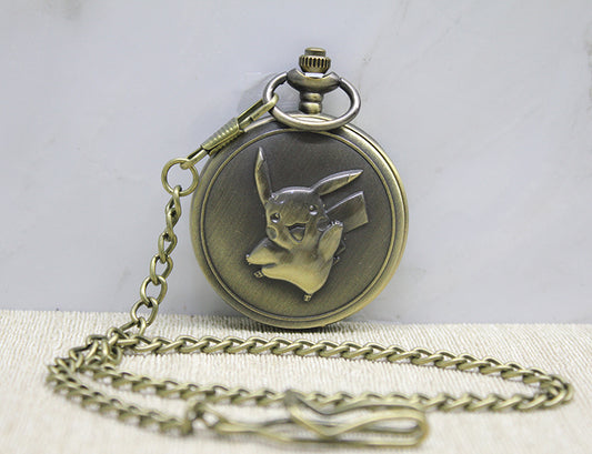 Pikachu Tasarımlı Köstekli Saat