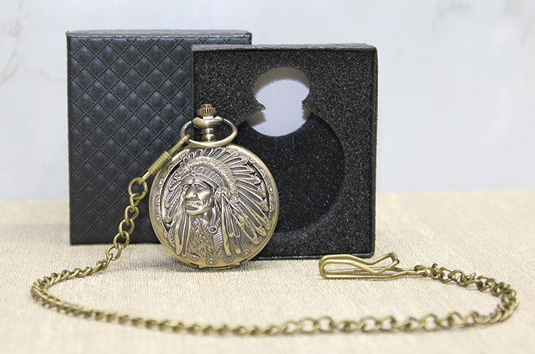 Özel Kutulu Kızılderili Köstekli Saat