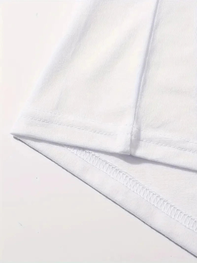 20/1 Penye Compack Baskılı Oversize Kahve Desenli Kadın Kısa Kol Yazlık T-shirt - Siyah