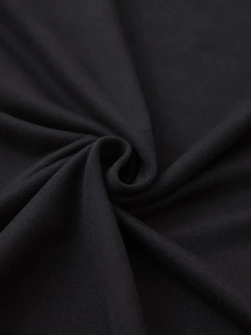 20/1 Penye Compack Baskılı Oversize Bisiklet Yaka Kısa Kol Yazlık T-shirt - Siyah