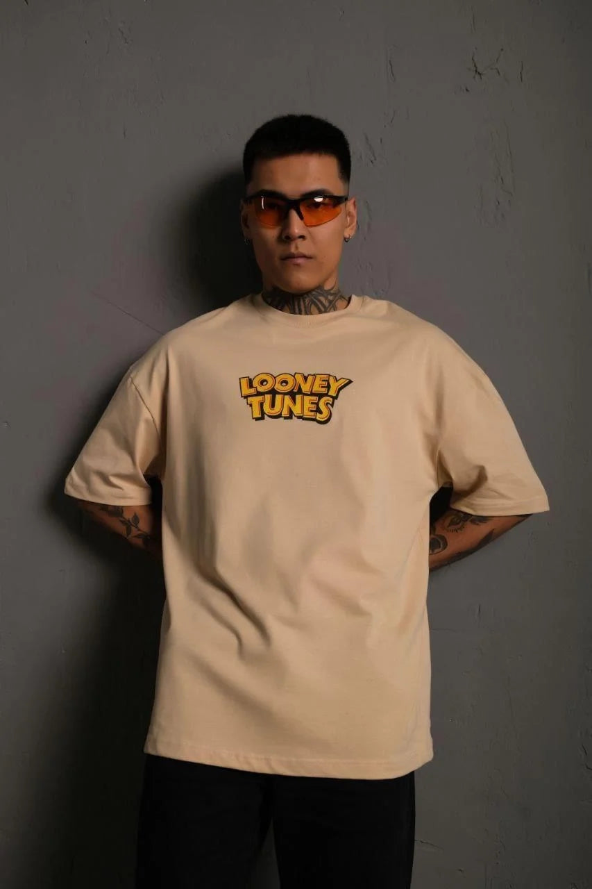 Erkek Dijital Baskılı T-Shirt - Siyah