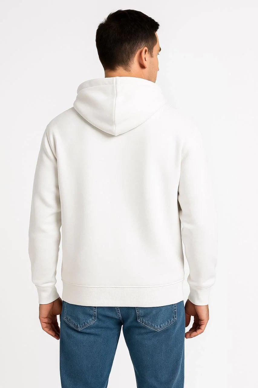 Kadın Üç İplik Kapüşonlu Tam Fermuarlı Kanguru Çepli SweatShirt Hoodie - Gri