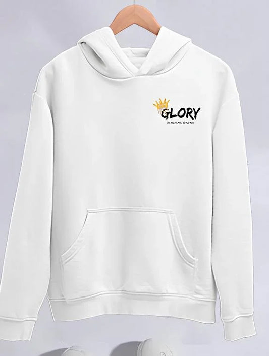 Kışlık Üç İplik Kapüşonlu SweatShirt - Siyah