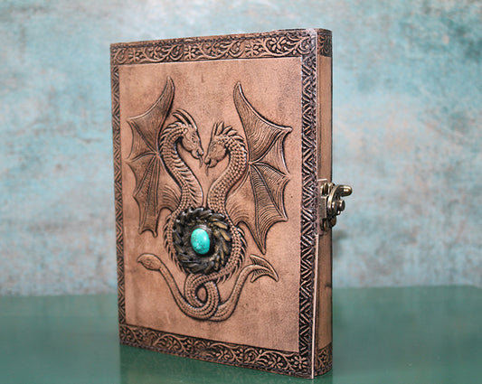 Taşlı Deri Defter Model 8