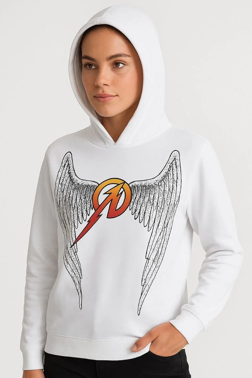 Metallica İki İplik Kapüşonlu Ön ve Arka Baskılı hoodie - Siyah