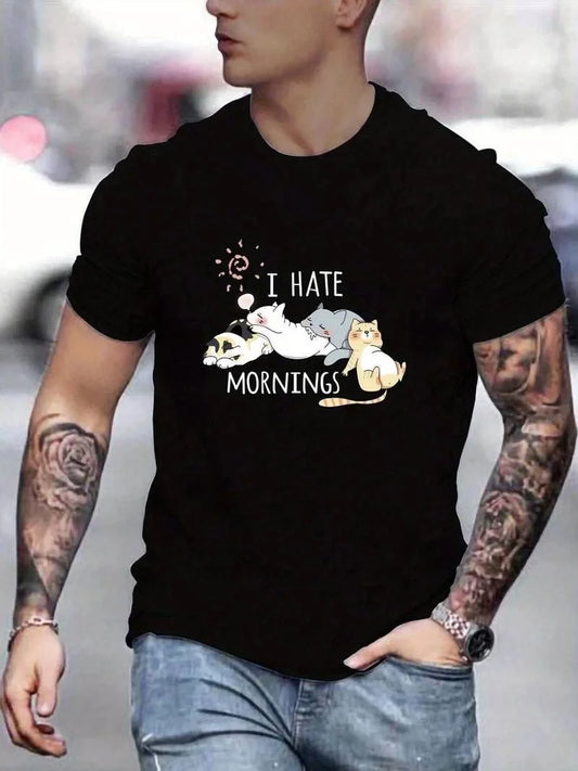 Unisex Baskılı Oversize T-Shirt - Beyaz