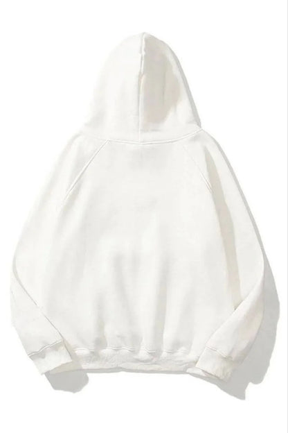 3 İplik Pamuklu Unisex Kapşonlu Sweetshirt - Gri