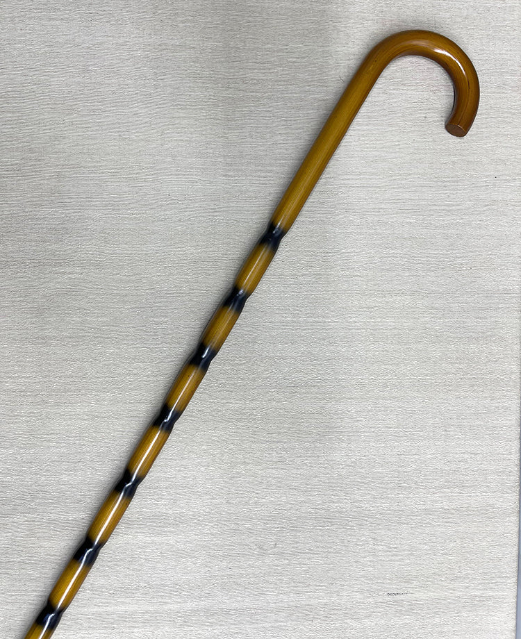 Bambu Desenli Zarif Ahşap Baston