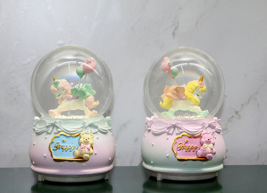 Işıklı Müzikli Kar Küresi Orta Boy