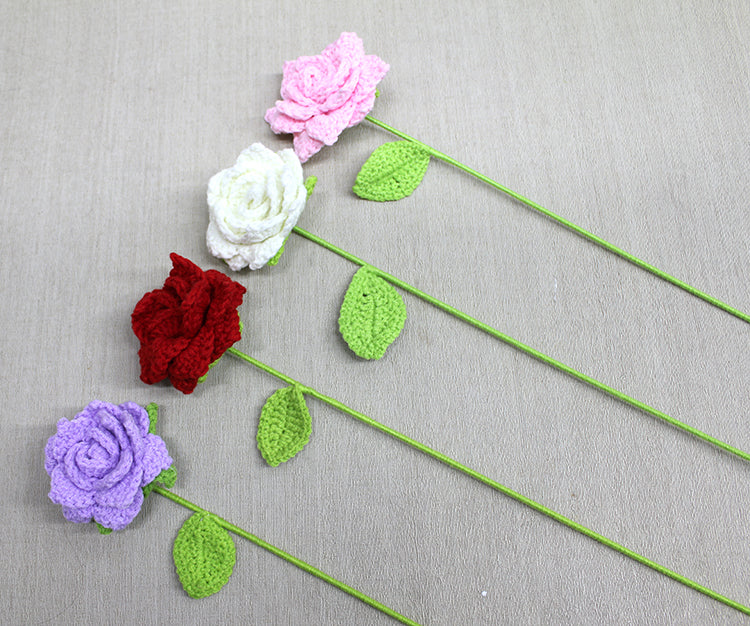 El Örgüsü Tekli Gül