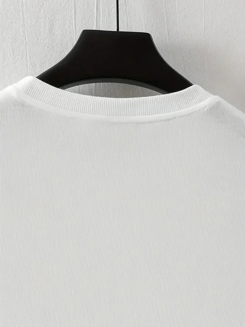 Ben Şişman Değilim Tanrı Bana Hava Yastığı Verdi Çünkü Ben Değerliyim Tişörtü - Beyaz