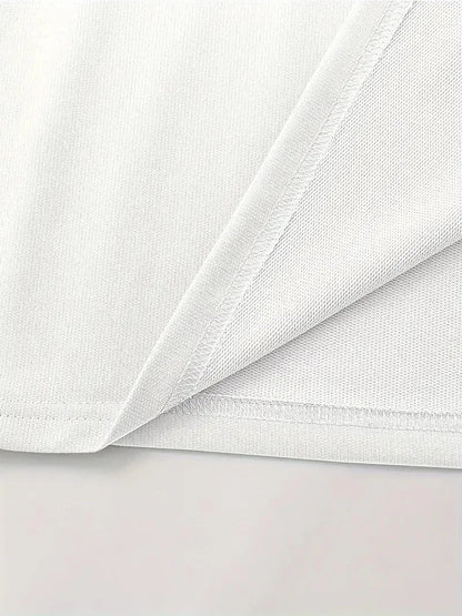 LB Ön Arka Baskılı Oversize Bisiklet Yaka Yazlık T-shirt - Siyah