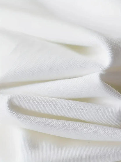 20/1 Penye Compack Özgür kuşlar Baskılı Oversize Bisiklet Yaka T-shirt - Beyaz