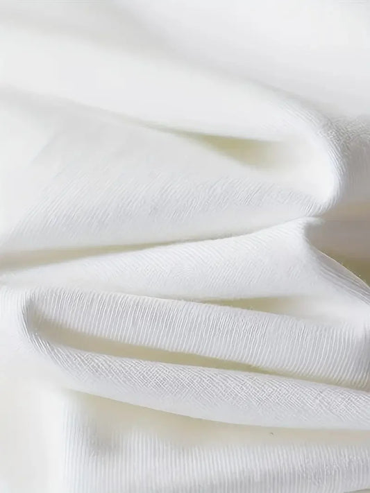 20/1 Penye Compack Özgür kuşlar Baskılı Oversize Bisiklet Yaka T-shirt - Beyaz