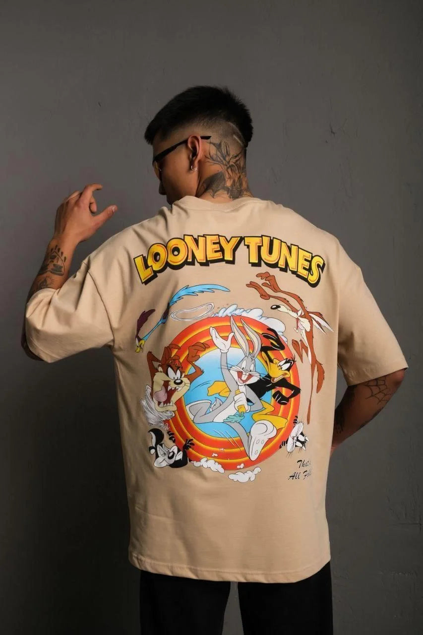 Erkek Dijital Baskılı T-Shirt - Siyah