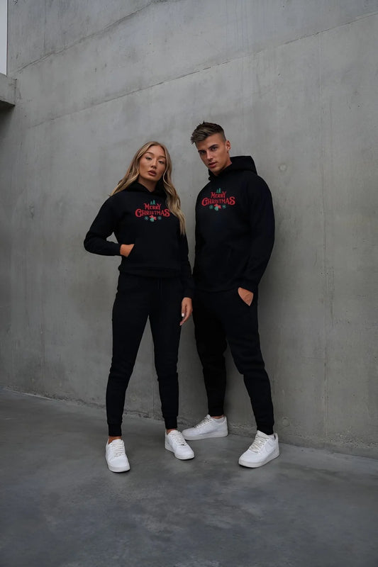 Merry Chrıstmas Sweatshirt & Hodie - Siyah