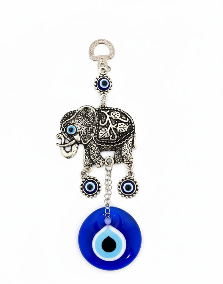 Nazar Boncuğu Tekli Fil Askılık