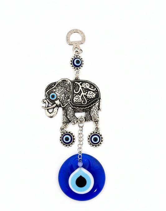 Nazar Boncuğu Tekli Fil Askılık