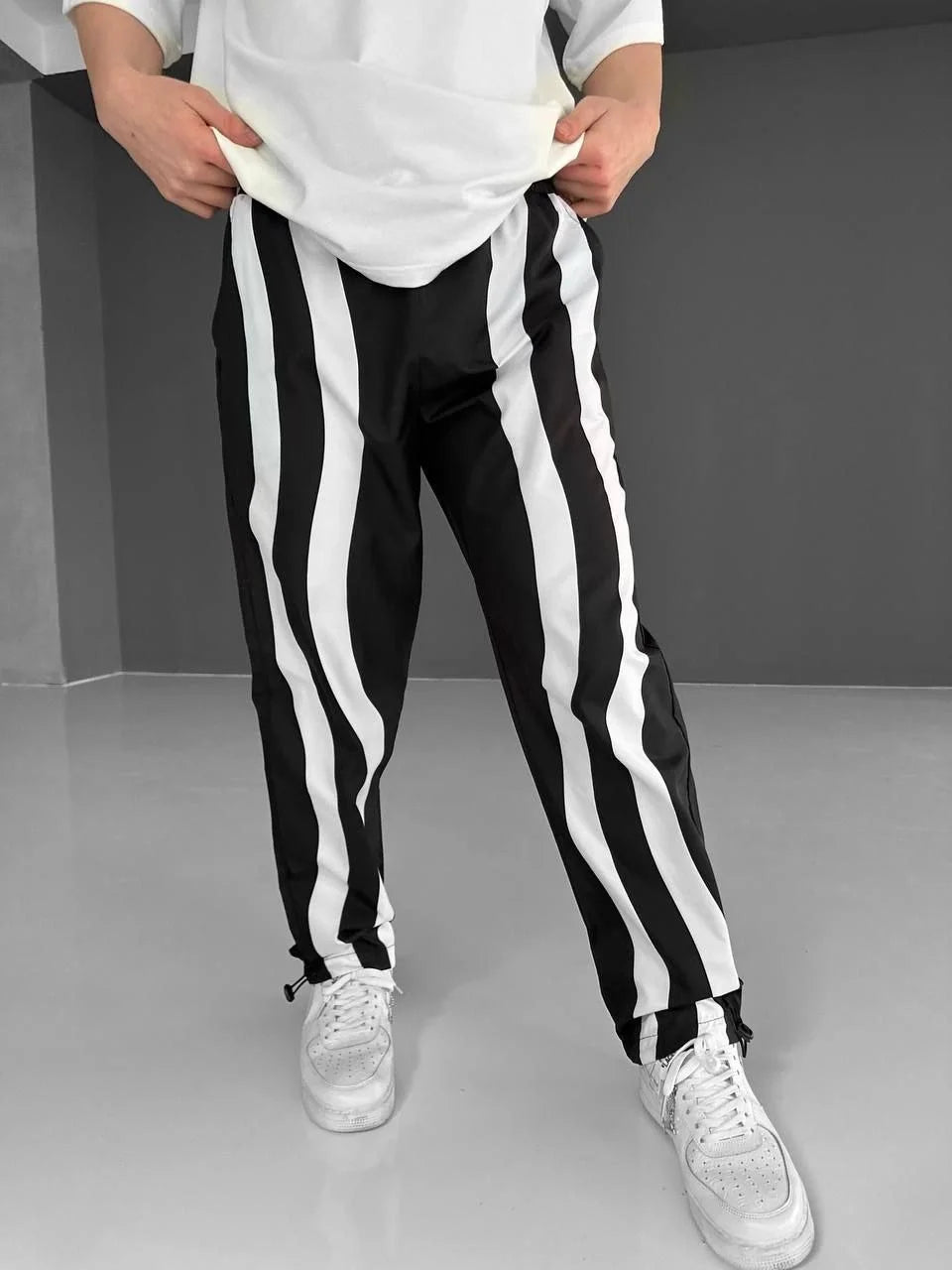 Paraşüt Kumaş Eşofman - Siyah