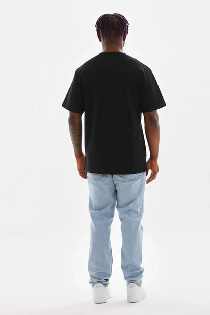 Unisex Baskılı Oversize T-Shirt - Gri