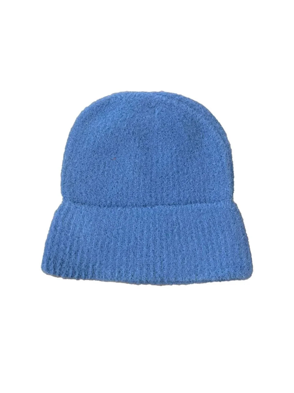 Unisex Tam Kalıp İnce Sakallı Triko Bere - Kırık Beyaz